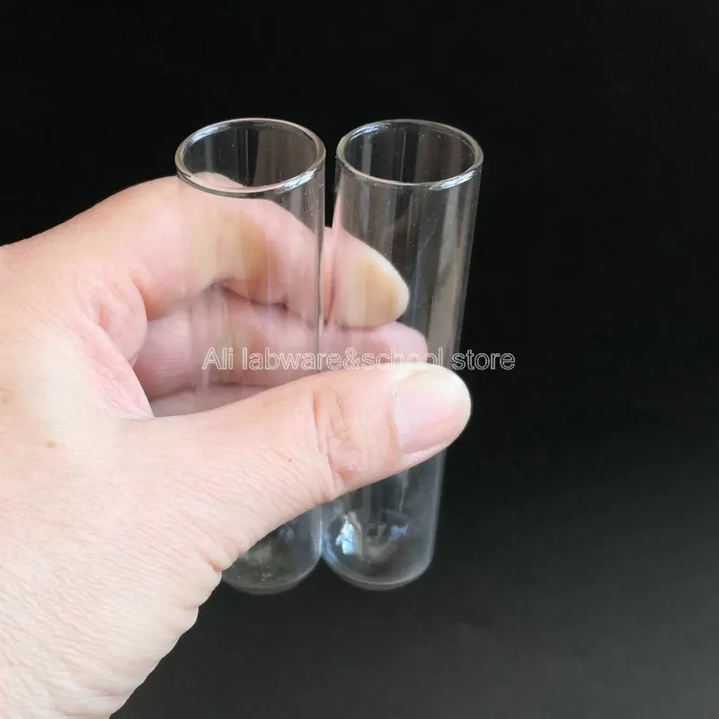 Бесплатная доставка лаборатория 25x100 мм стеклянные круглые пробирки маленький
