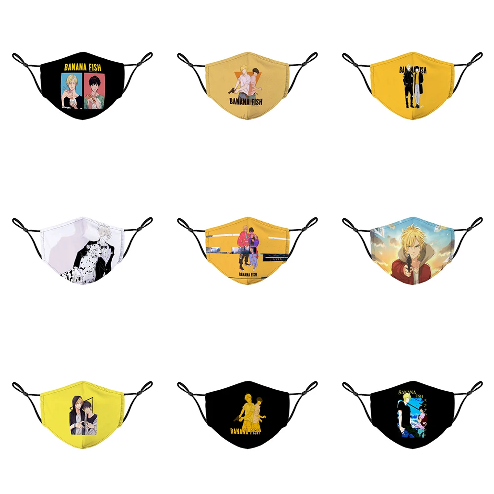 Банановая Рыба уход за кожей лица маска против дымки пыли Аниме Манга печати