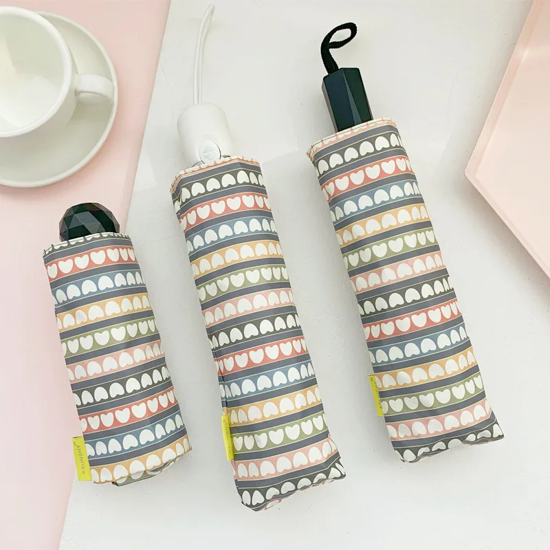 

fashion Luxury kawaii umbrella rain women UV umbrella Sunny and rainy