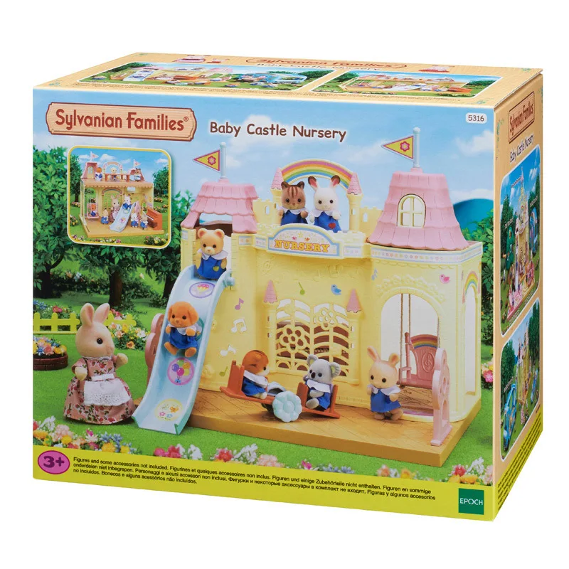 Sylvanian Family Toy Rainbow замок радуги детский сад игровой дом для девочек большой вилла