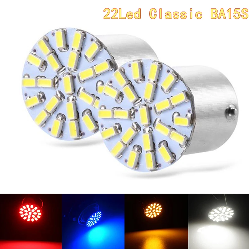 

2x P21W автомобиля светодиодная лампа указателя поворота для хвостовой части автомобиля стояночный тормоз заднего хода супер яркая фара мото...