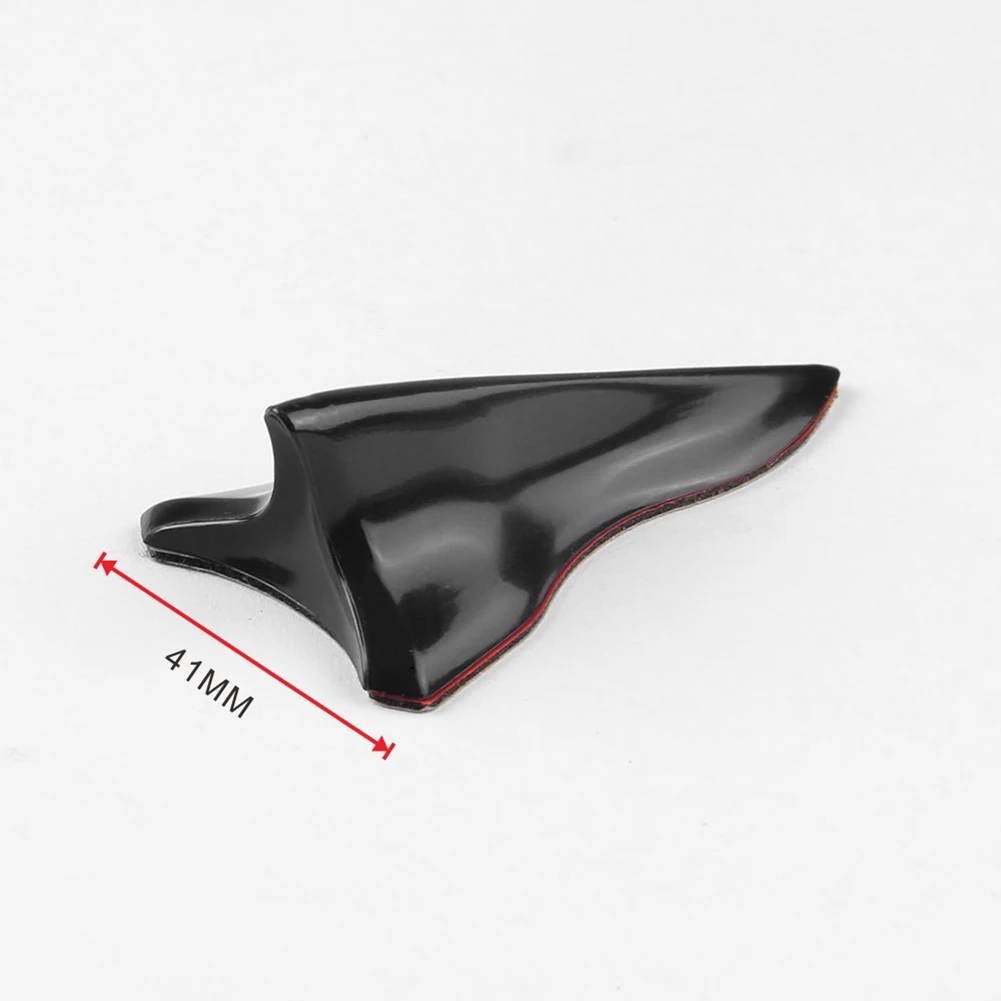 

10pc/Set EVO-Style ABS Roof Carbon Fiber Shark Fin Tail Spoiler Wing Kit Vortex Generator Tuning for Car Accessories Universal