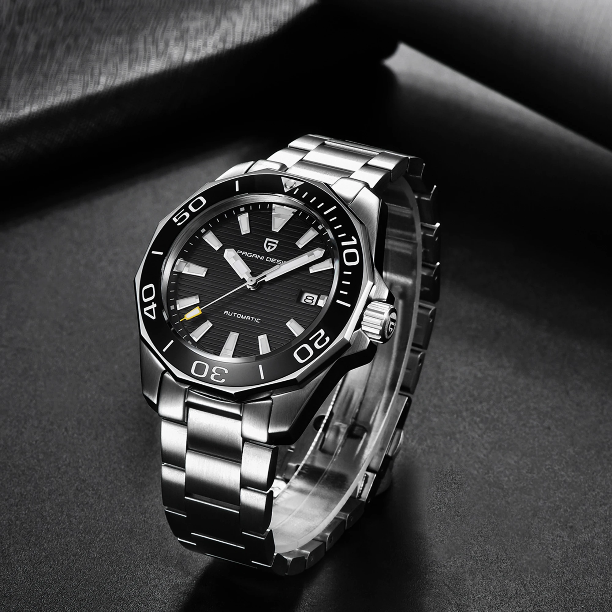 Часы pagani design Relogio masculinoautomatic часы steeldive мужские 2020 luxurynh35бесплатная доставка nh35a |