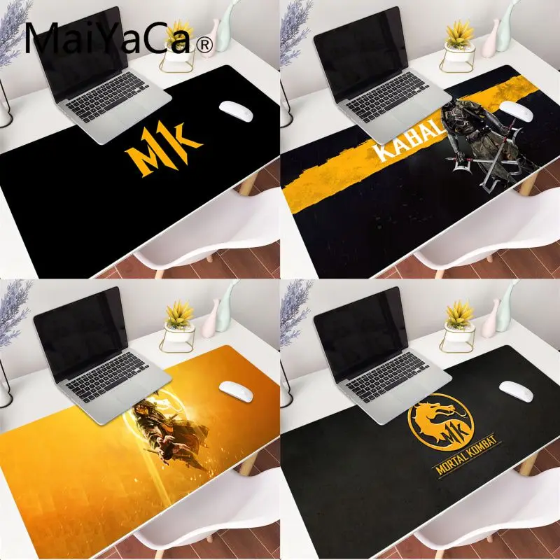 Резиновый коврик MaiYaCa 70x30 см для мыши Mortal Kombat игровой большой Настольный
