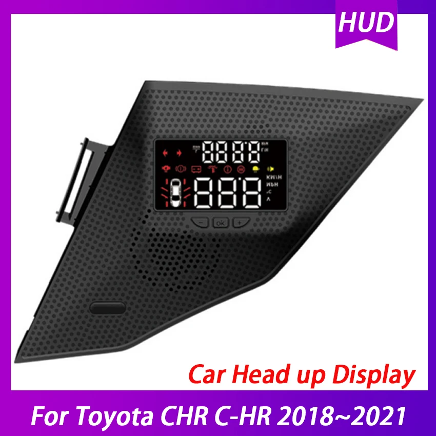 Автомобильный электронный дисплей HUD для Toyota CHR 2018 2019 2020 2021 безопасный экран