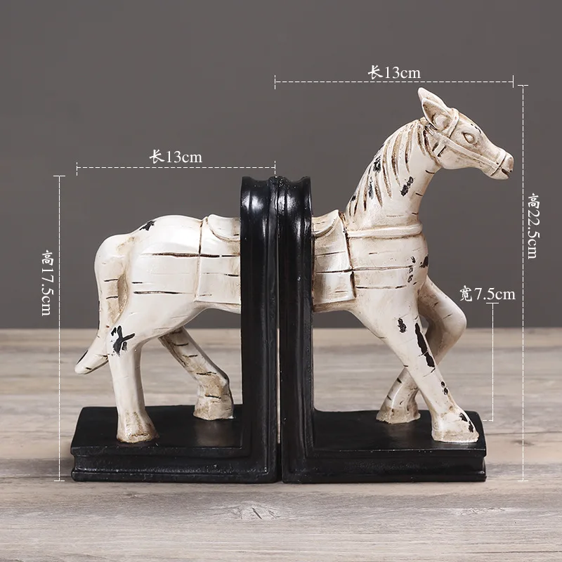 

Американские ретро книжные наконечники, держатель для книжной полки для школы, офиса, антикварный Декор для дома, аксессуары для комнаты