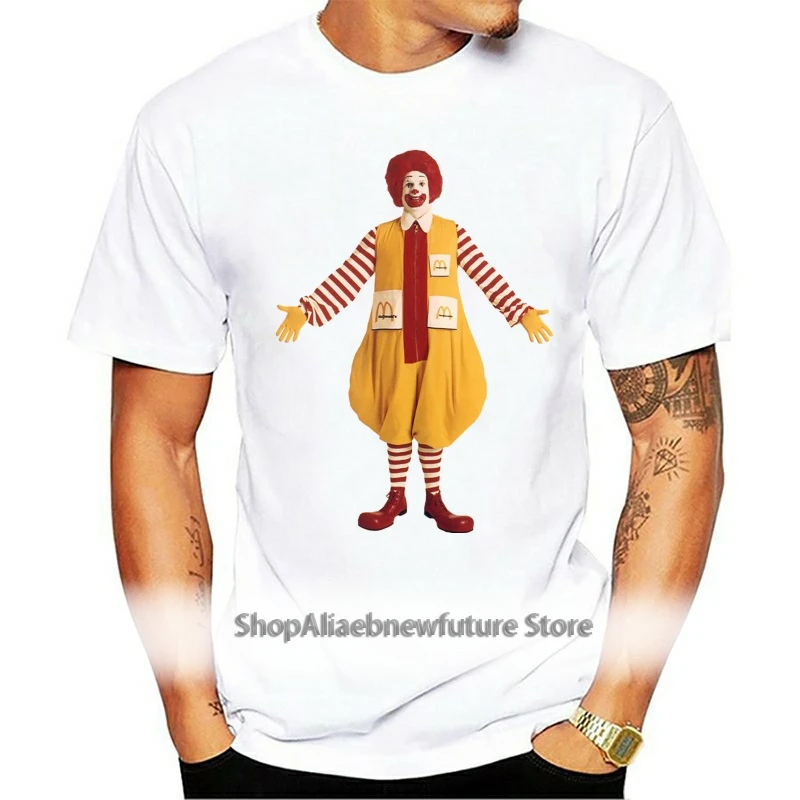 

Clown, Ronald, MacDonald, Retro, 1970's, Fast Food, Burger, T-shirt Print