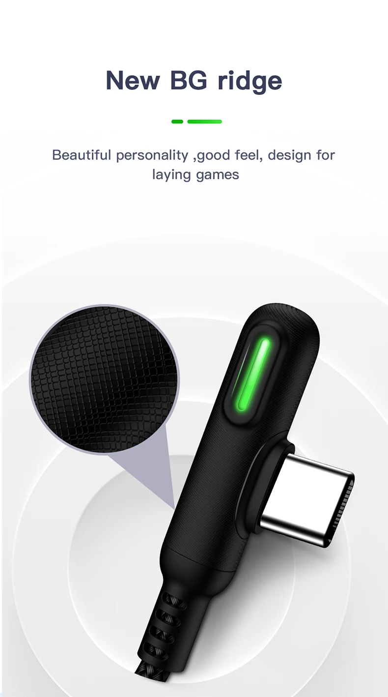 Joyroom Micro Usb type C USB 90 Dergee type C кабель светодиодный провод для быстрой зарядки для samsung Galaxy huawei Xiaomi зарядное устройство для передачи данных