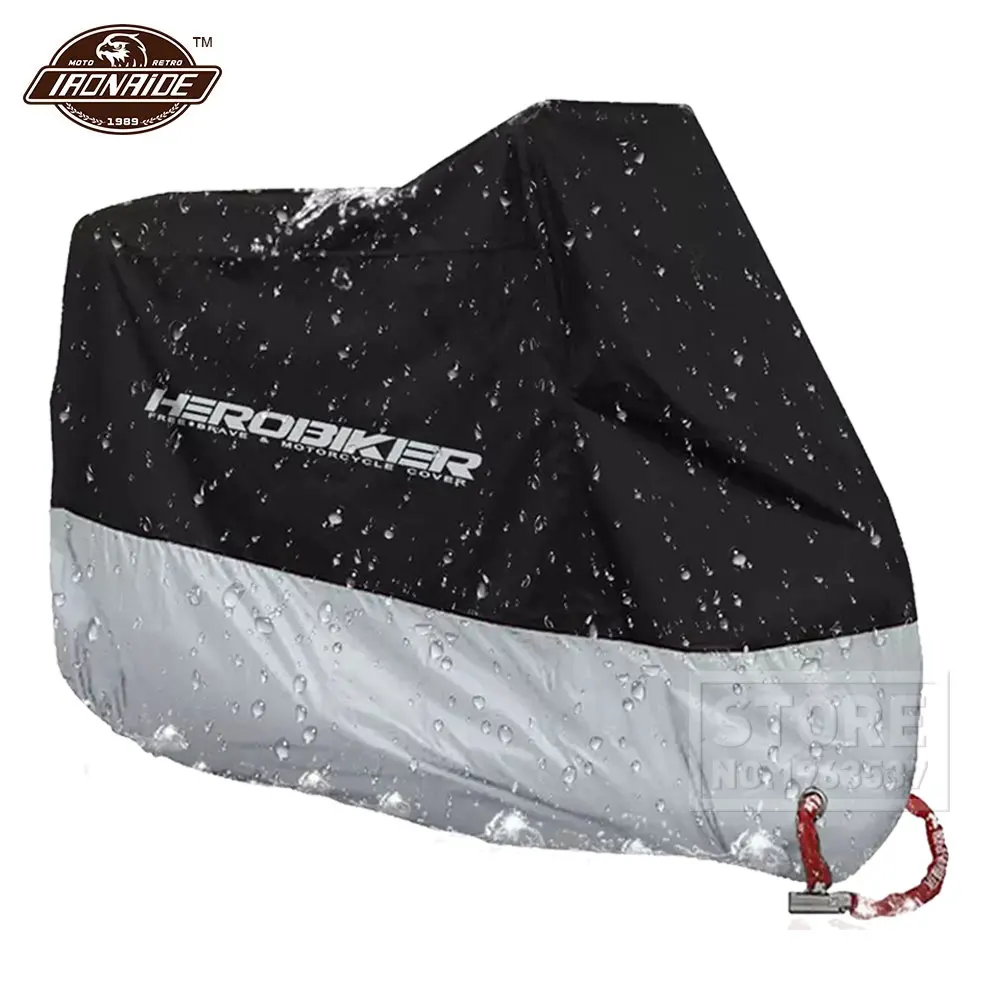 HEROBIKER чехол для мотоцикла водонепроницаемый Пылезащитный УФ защитный наружного