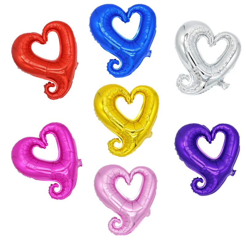 1 шт. фольгированные воздушные шары в форме сердца 18 дюймов | Дом и сад