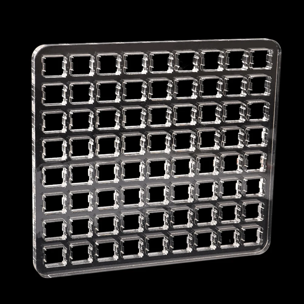 Прозрачный тестер переключателя базовая акриловая пластина для Cherry Mx синий