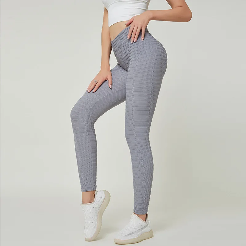

2020 Woman Seamless Yoga Pants High Waist Cycling Running Breathable Sportswear High Elastic Hips Up Stretchy Slim Fit Leggings