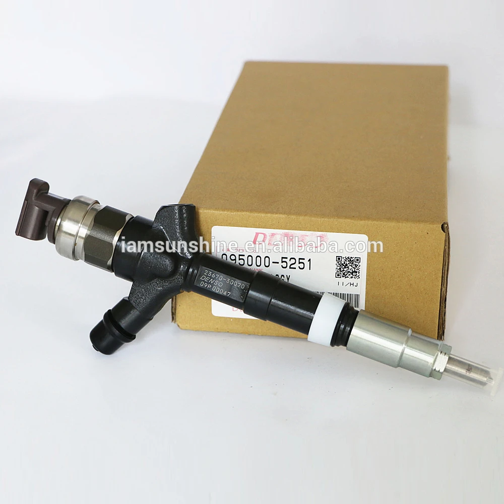 

23670-30070 fuel injector Genuine diesel fuel injector 095000-5251/0950005251/ 2367030070/095000-5250