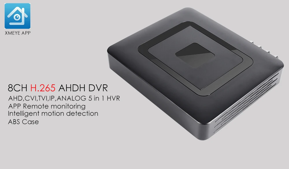 Новейший 8 канальный H.265 AHD DVR AHDH 1080P CCTV 8CH мини Гибридный HDMI Поддержка