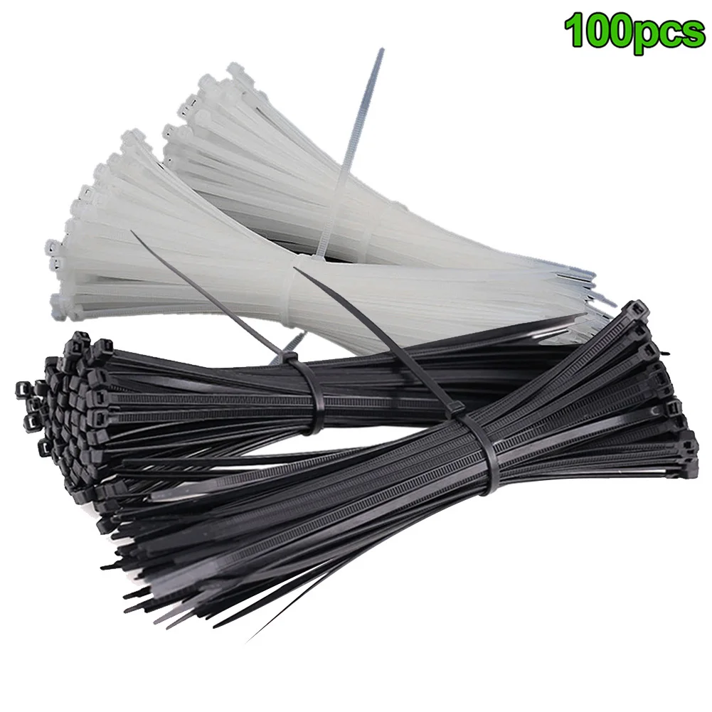 Стяжки для кабелей из АБС-пластика 100 шт. | Обустройство дома