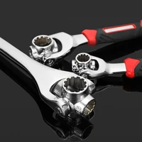 universial tiger wrench 52 in 1 hexagon torx socket spline bolts 360 degree diy handle tools