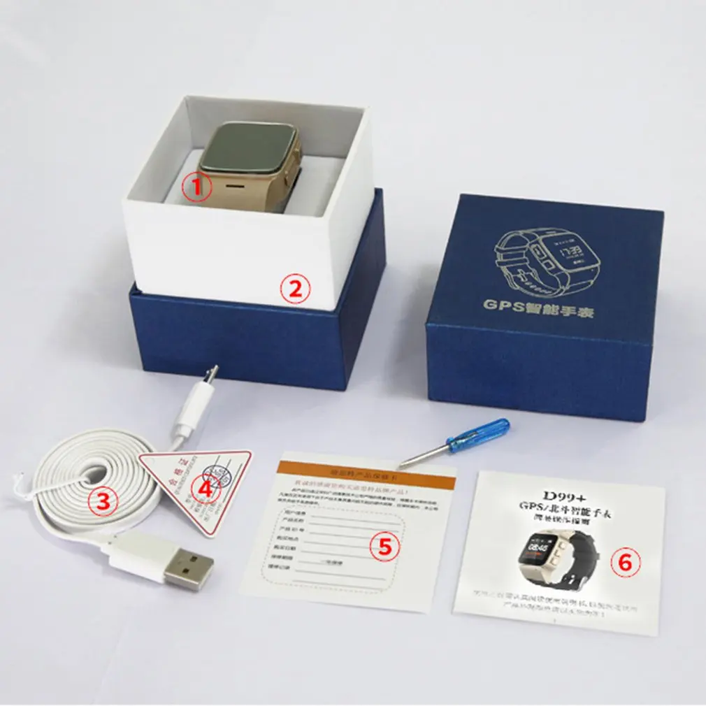 Горячие D99/D99 + пожилых GPS Wi-Fi трекер SOS спортивные наручные часы Безопасность