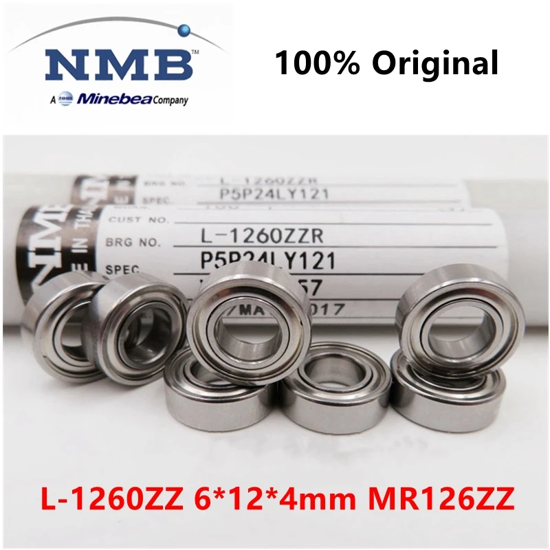 20 штук/100 шт. Оригинальный НМБ Minebea высокоскоростной подшипник L 1260ZZ MR126ZZ 6*12*4 мм