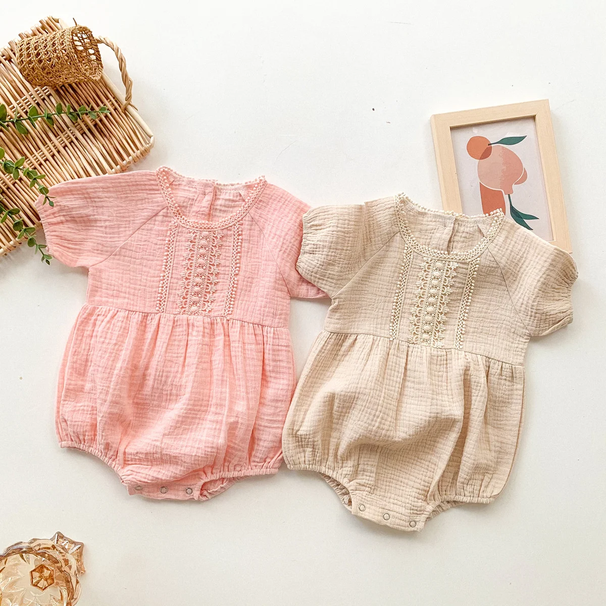 

SummerFashion Newborn Infant Baby Girl Boy Romper Ruffle Sleeveless Jumpsuit Bodysuit Outfit Sunsuit Clothes 0-12M