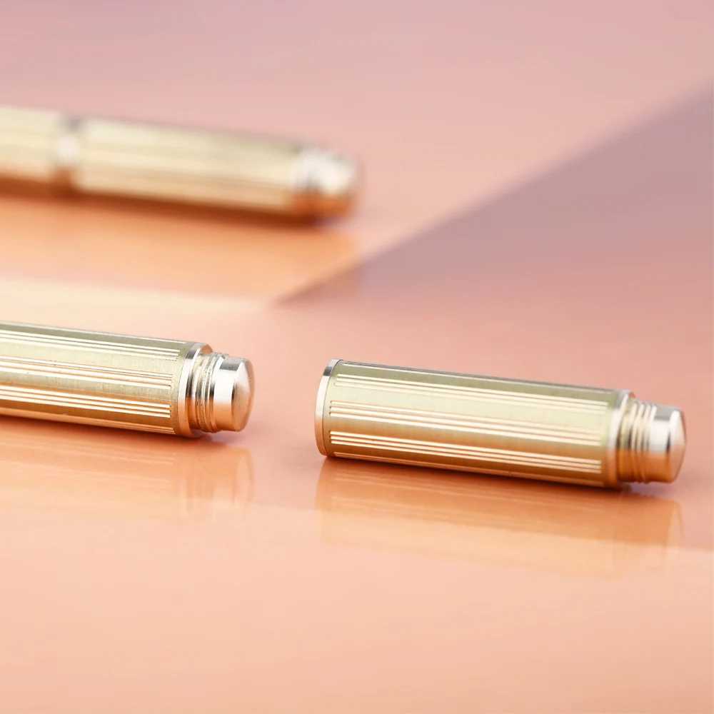 Ручка перьевая Moonman с тремя секциями металлическая из латуни/серебра карманная
