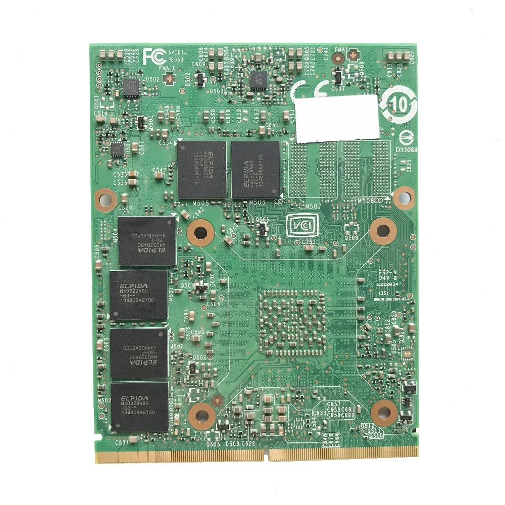 GD оригинал для MSI GT70 GT60 GX660R GT660 GX680 GX780 Графика карты MS 1W0C1 VER: 1 N15E GT A2 GTX 870M 6 ГБ DDR5