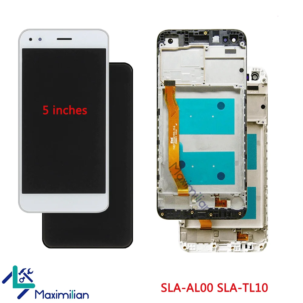 Для huawei P9 Lite mini ЖК дисплей сенсорный экран для Y6 Pro 2017 с рамкой Мини SLA L02 L22 L03