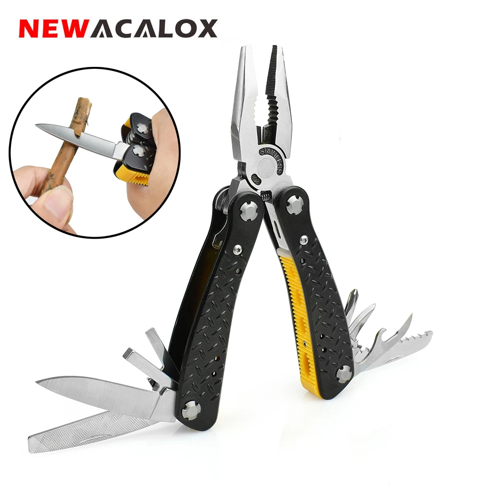 Многофункциональные плоскогубцы с инструмент сумка кусачки проволочный канат