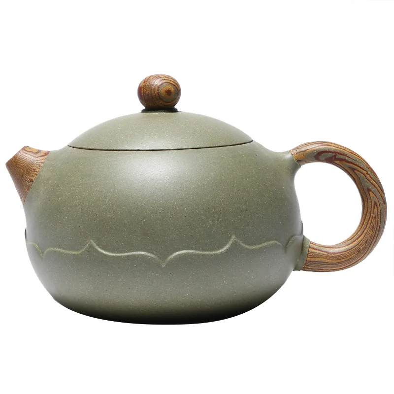 

Yixing purple clay teapot handmade Xishi teapot