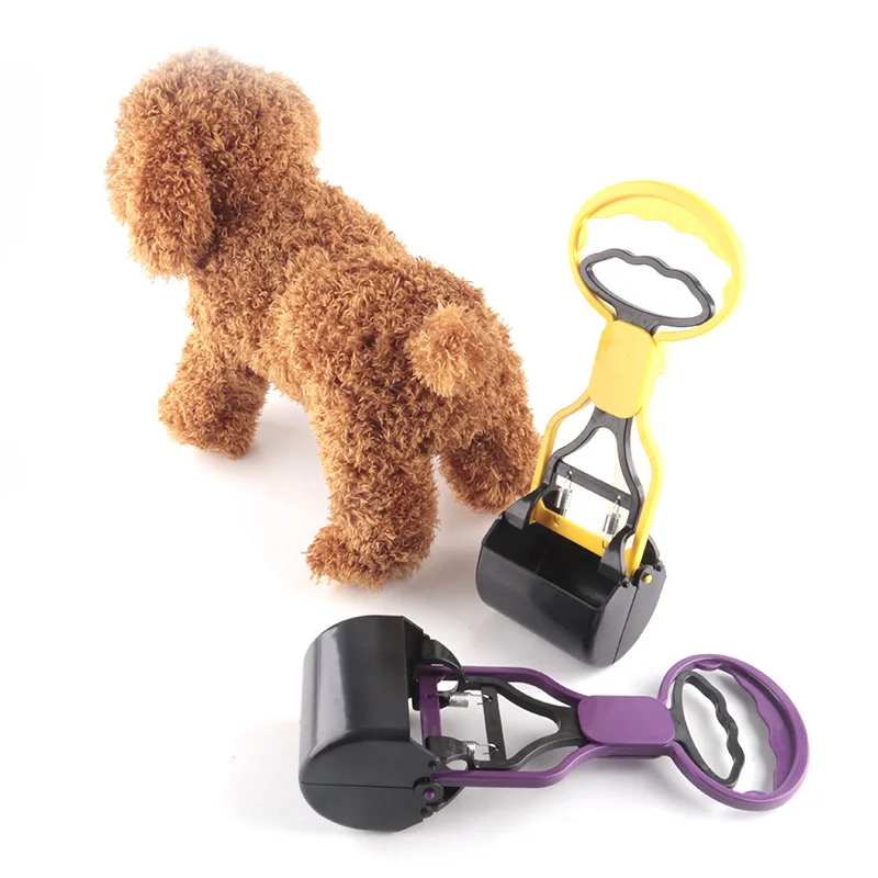 Pet Pooper Scooper длинный захват ручки совок для уборки собачьих экскрементов очистка