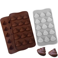 15 cavity silicone chocolate mold kitchen chocolate candy cookies soap molds cute funny mould bakery silicone molds cake tools