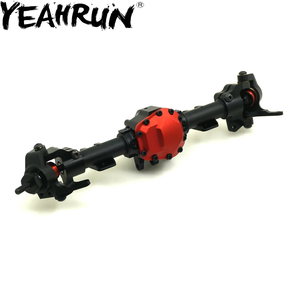 YEAHRUN Сплав передний задний мост Набор для RC автомобилей осевой SCX10 II 90046 90047 джип рок детали гусеничного трактора Модернизированный