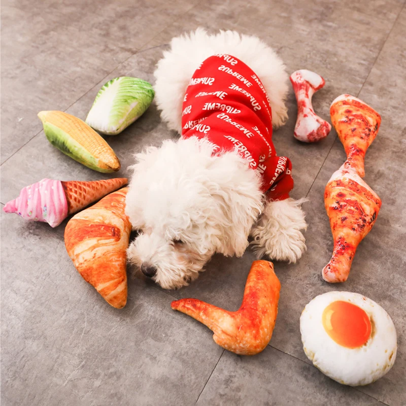

Hot Selling 2021 Products Vegetable Toothbrush Toys for Large Small Dog Plush Interactive Dog Toy for Pet Cleaning Supplies