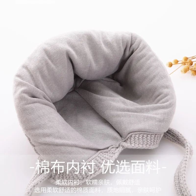 

W080 4-22 Month Winter Beanie Hat for Baby Kids Toddler Infant Newborn, Earflap Cute Warm Fleece Lind Knit Cap for Boys Girls