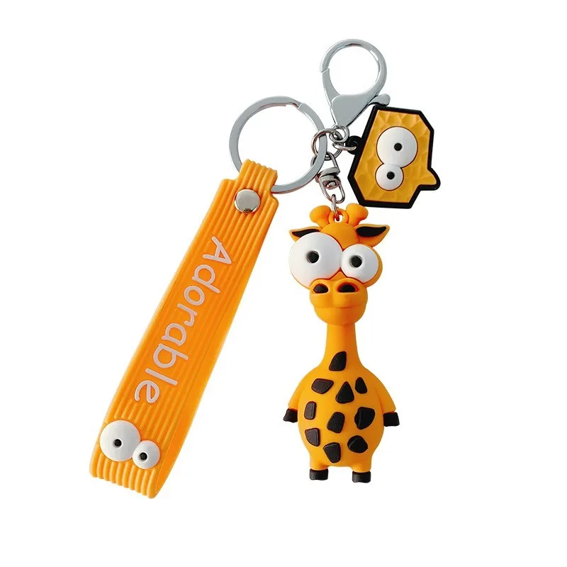 

Cute Zebra Doll Pendant Key Chain Cartoon Cute Car Key Chain Ring Student Bag Pendant