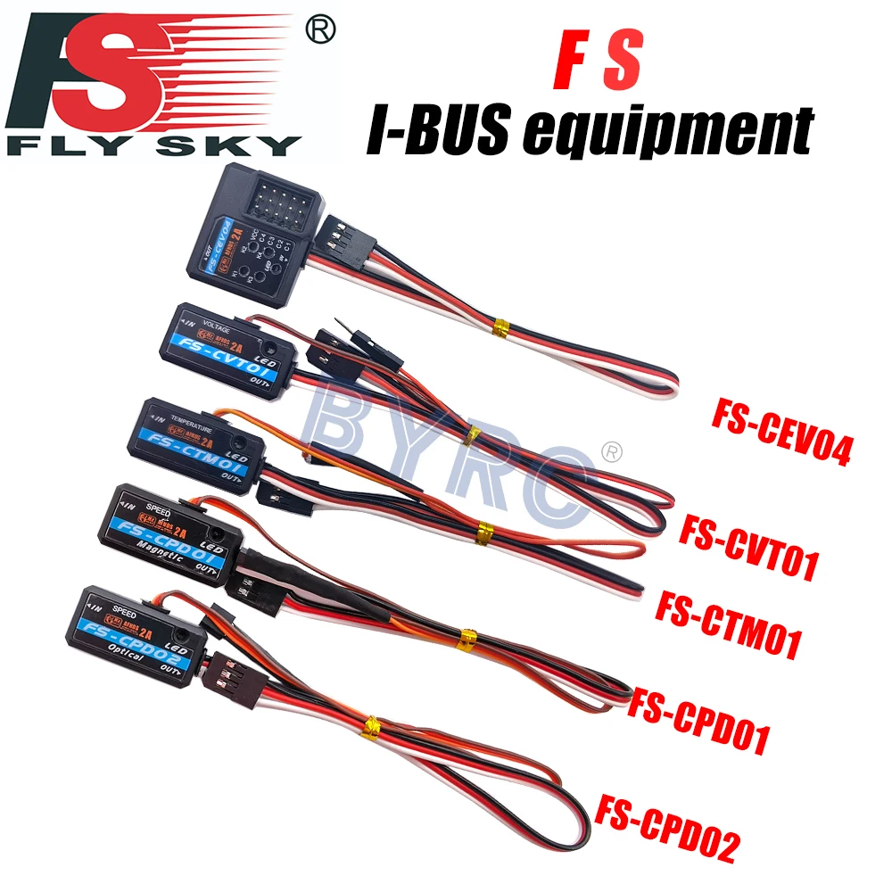 FlySky FS-CPD01 FS-CPD02 FS-CTM01 FS-CVT01 сенсорный телеметрический модуль для FS i6 i10 iT4S iA6B iA4B iA10B RX