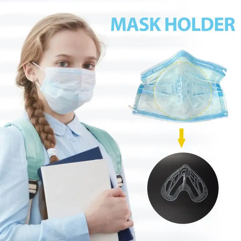 3D маска для рта с тканевым покрытием дыхания внутренняя подушка кронштейн