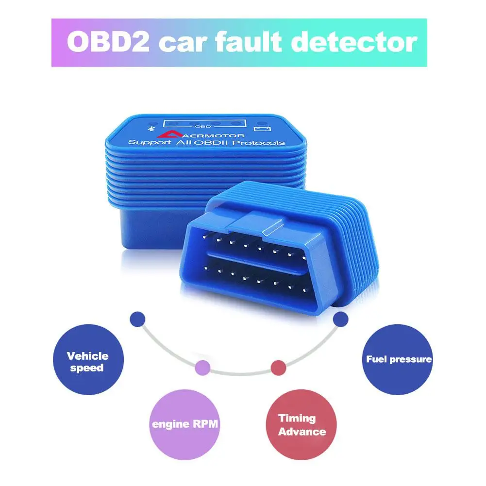 ELM327 V1.5 Wi-Fi Bluetooth OBD2 автомобильный диагностический сканер с поддержкой системы