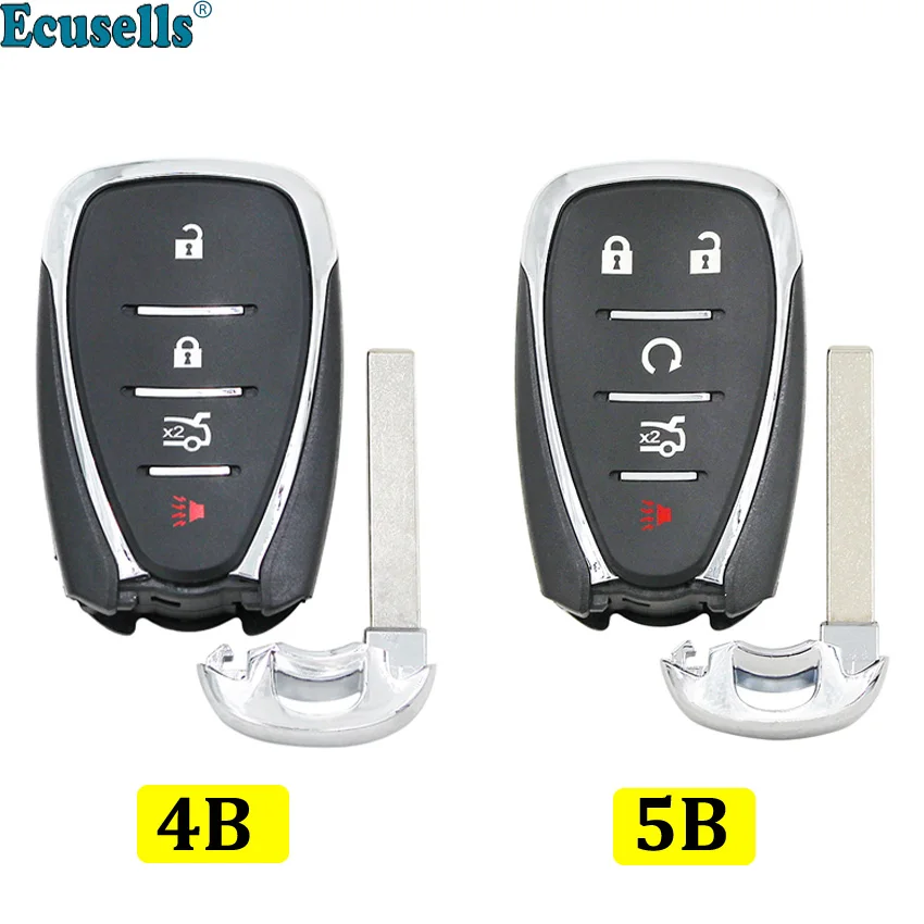 4/5 кнопочный смарт ключ с дистанционным управлением чехол для Chevrolet Malibu Cruze Spark Cmaro
