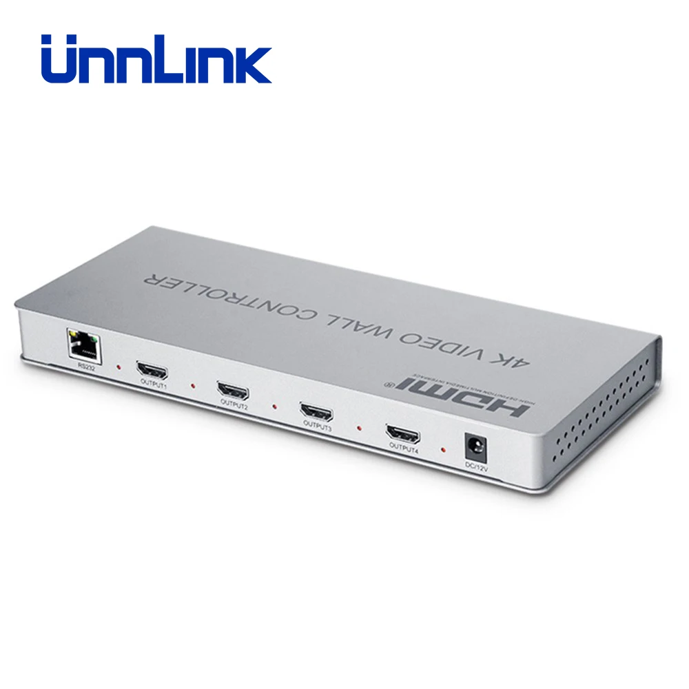 Настенный видеоконтроллер Unnlink HDMI совместимый/DVI совместимый выход 4x4