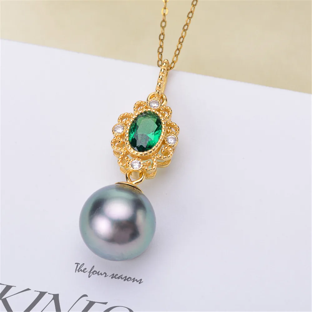 

Special Offer 925 Sterling Silver Pearl Pendant Necklace Pendant Findings Jewelry Parts Fittings Women Accessories