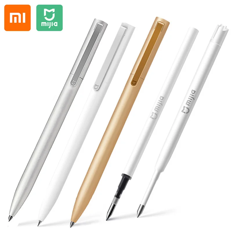 Xiaomi Mijia авторучки Смарт Металл золото серебро прочный авторучка Гладкий