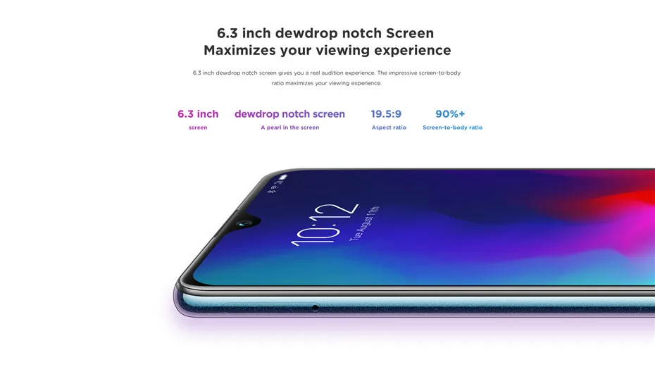 Глобальная версия lenovo K10 Note 6 ГБ 128 ГБ 6," FHD+ Snapdragon 710 4050 мАч 16 МП Тройная камера Dolby Atmos мобильный смартфон