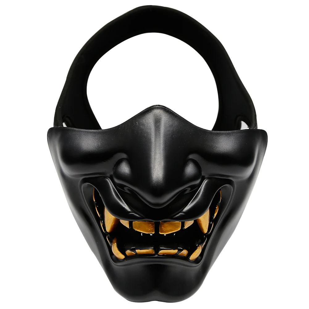 

Tactical Airsoft Half Face Mask Lower Face Protective Mask Paintball CS BB Hunting Shooting Halloween Cosplay Costume Party Mask