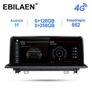 Автомобильный мультимедийный плеер Qualcomn, Android 11,0, Snapdragon, для BMW X1 F48 2016-2017, автомагнитола, навигационный Головной блок, экран 1920*720P