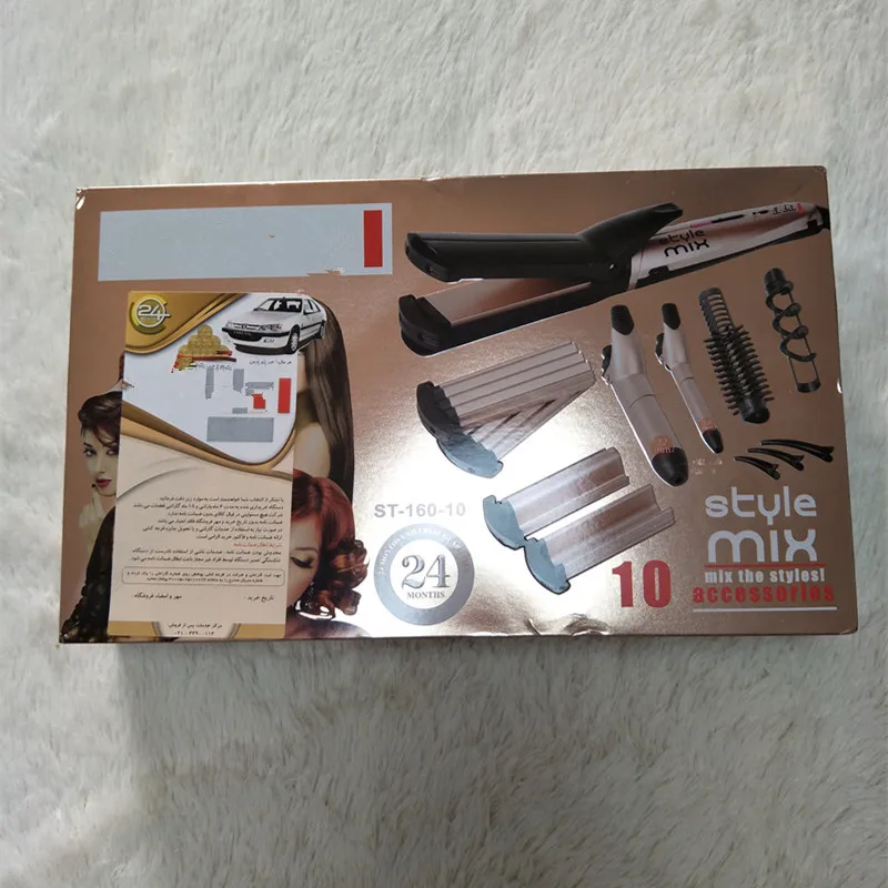 Выпрямитель для волос 40 55 Вт с нагревателем PTC|Щипцы завивки| |