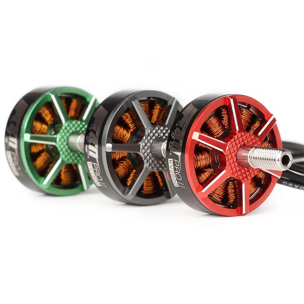 Бесщеточный двигатель F40 PRO II 1750KV 5-6S для радиоуправляемых мультироторов FPV Racing Drone
