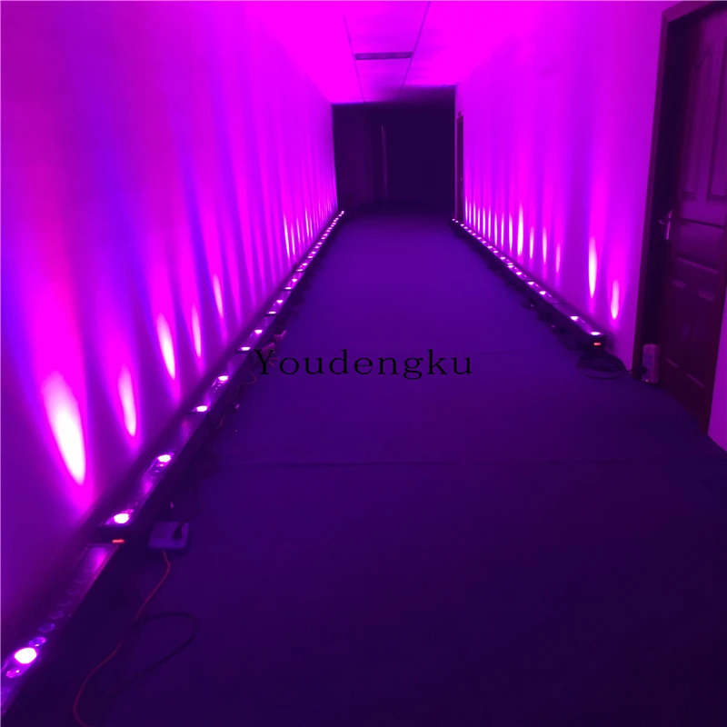 6 шт. светодиодные уличные настенные светильники 18*15 Вт rgbwa 5в1 водонепроницаемые