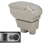 Подлокотник для Skoda Rapid Spaceb, центральный контейнер для хранения, контейнер для хранения, подлокотник с держателем для чашки, пепельницей, товары с 9-дюймовым USB-интерфейсом