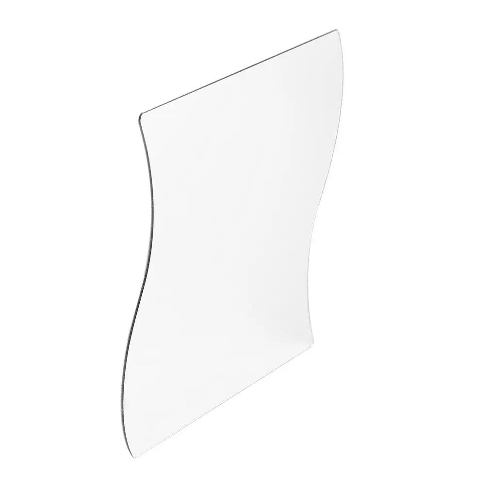 6 шт. DIY Зеркальная Наклейка на стену волна Форма самоклеящаяся 3D с украшением в