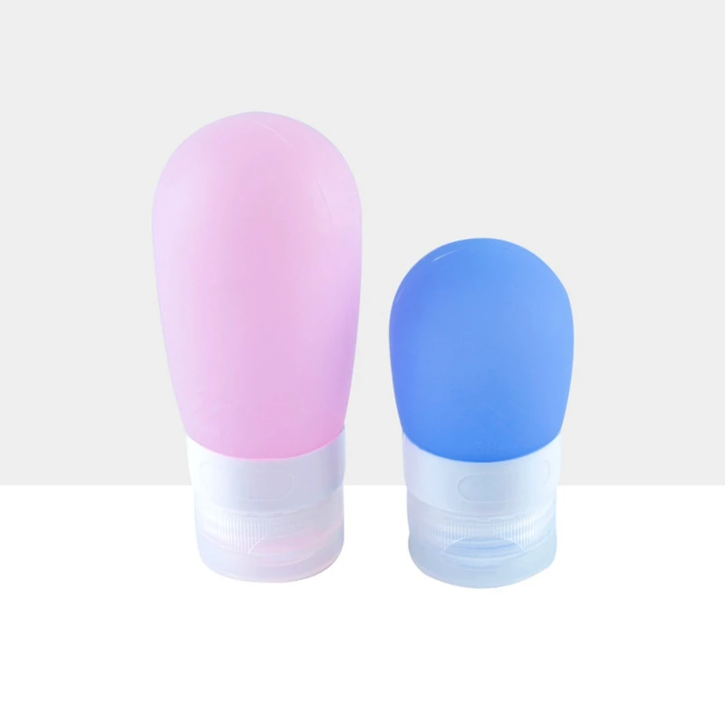 Cosmetic Food Grade Silicone Travel Kit Packing Press Bottle for Lotion Shampoo Bath Small Sample Containers | Красота и здоровье